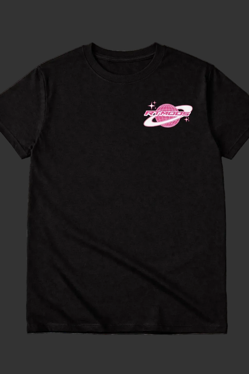 RTMODS tee pink/black
